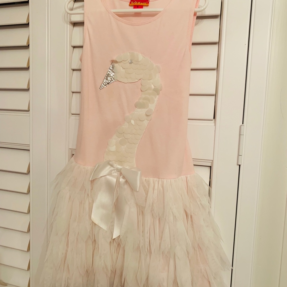 Kate Mack beautiful Swan dress